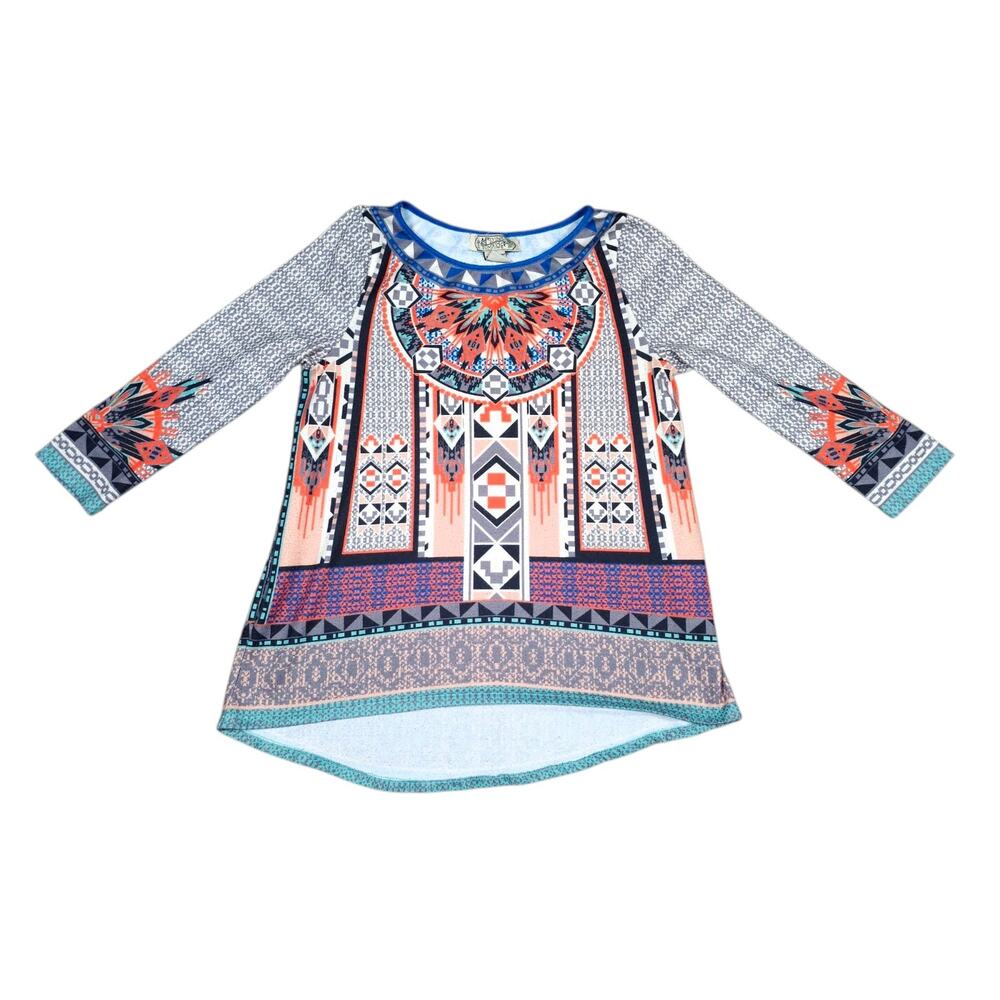 Flying tomato top South Western Pattern Woman's Size M